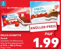 Kaufland MILCH-SCHNITTE Snack Angebot