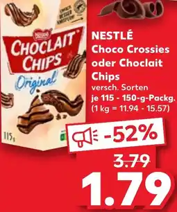 Kaufland NESTLÉ Choco Crossies oder Choclait Chips Angebot