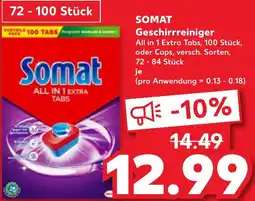 Kaufland SOMAT Geschirrreiniger Angebot