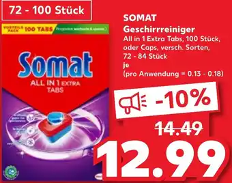 Kaufland SOMAT Geschirrreiniger Angebot