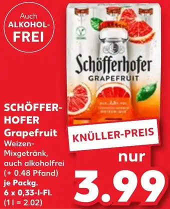 Kaufland SCHÖFFERHOFER Grapefruit Angebot
