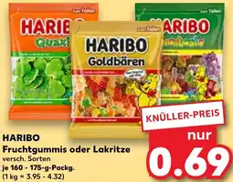 Kaufland HARIBO Fruchtgummis oder Lakritze Angebot
