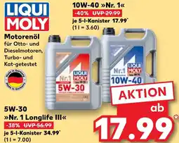Kaufland LIQUI MOLY Motorenöl Angebot