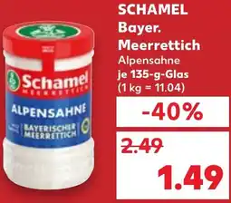 Kaufland SCHAMEL Bayer. Meerrettich Angebot