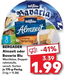Kaufland BERGADER Almzeit oder Bavaria Blu Angebot