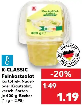 Kaufland K-CLASSIC Feinkostsalat Angebot