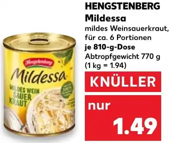 Kaufland HENGSTENBERG Mildessa Angebot