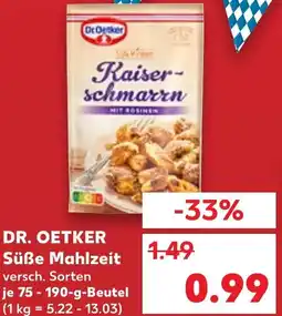 Kaufland DR. OETKER Süße Mahlzeit Angebot