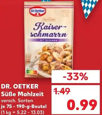 Kaufland DR. OETKER Süße Mahlzeit Angebot