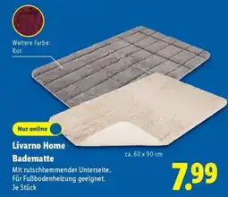 Lidl LIVARNO home Badematte Angebot