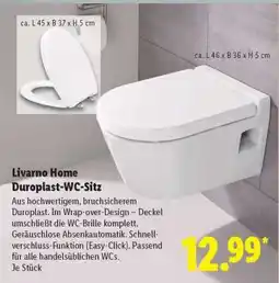 Lidl LIVARNO home Duroplast-WC-Sitz Angebot