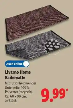 Lidl LIVARNO home Badematte Angebot