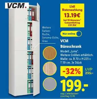 Lidl VCM Büroschrank Angebot