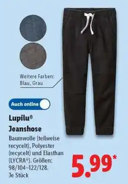 Lidl Lupilu Jeanshose Angebot