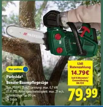 Lidl PARKSIDE Benzin-Baumpflegesäge Angebot