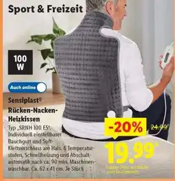 Lidl Sensiplast Rücken-Nacken-Heizkissen Angebot