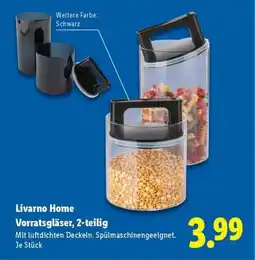 Lidl Livarno Home Vorratsgläser, 2-teilig Angebot