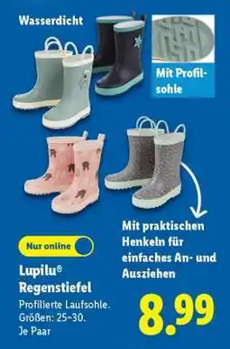 Lidl LUPILU Regenstiefel Angebot