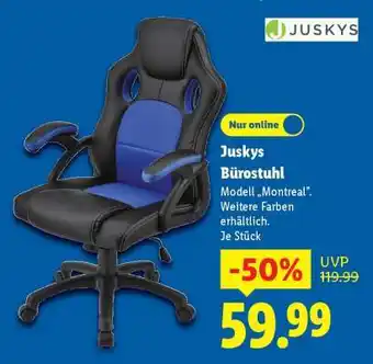 Lidl JUSKYS Bürostuhl Angebot