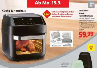 Lidl Silvercrest 9-in-1 Heißluftfritteuse Angebot