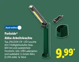 Lidl PARKSIDE Akku-Arbeitsleuchte Angebot