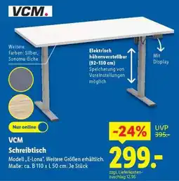 Lidl VCM Schreibtisch Angebot