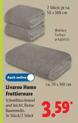 Lidl LIVARNO home Frottierware Angebot