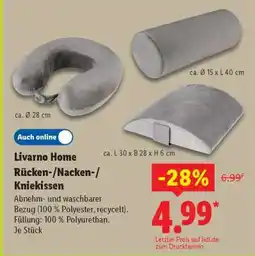 Lidl Livarno Home Rücken-/Nacken-/Kniekissen Angebot