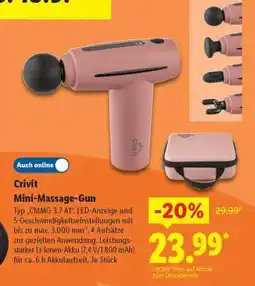 Lidl Crivit Mini-Massage-Gun Angebot