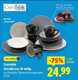 Lidl Creatable Geschirrset, 16-teilig Angebot