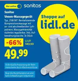 Lidl sanitas Venen-Massagegerät Angebot