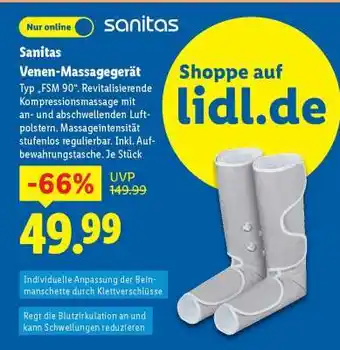 Lidl sanitas Venen-Massagegerät Angebot