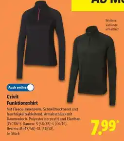 Lidl CRIVIT Funktionsshirt Angebot