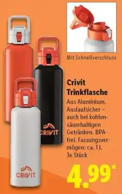 Lidl CRIVIT Trinkflasche Angebot