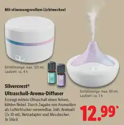 Lidl SILVERCREST Ultraschall-Aroma-Diffuser Angebot