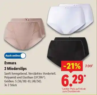 Lidl Esmara 2 Miederslips Angebot
