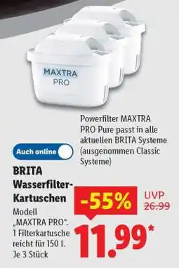 Lidl BRITA Wasserfilter-Kartuschen Angebot