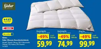 Lidl Fjödür Feder-/Daunen-Kassettenbettdecke Angebot