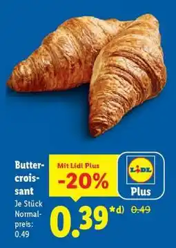 Lidl Butter- croissant Angebot