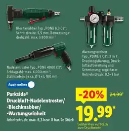 Lidl Parkside Druckluft-Nadelentroster/-Blechknabber/-Wartungseinheit Angebot
