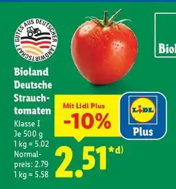 Lidl Bioland Deutsche Strauchtomaten Angebot