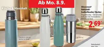 Lidl Silvercrest Edelstahl-Isolierflasche/-Becher Angebot