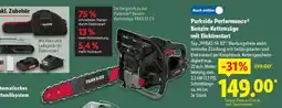 Lidl PARKSIDE PERFORMANCE Benzin-Kettensäge mit Elektrostart Angebot