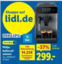 Lidl PHILIPS Kaffeevollautomat Angebot
