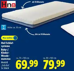 Lidl Hn8 Schlafsysteme Baby-/Kinder-Wendematratze Angebot