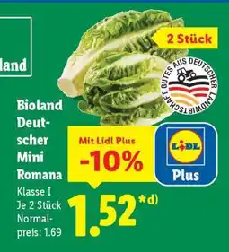 Lidl Bioland Deutscher Mini Romana Angebot