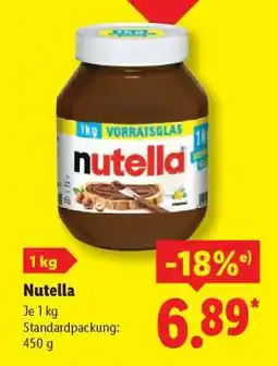 Lidl nutella Angebot
