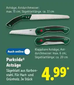Lidl Parkside Astsäge Angebot