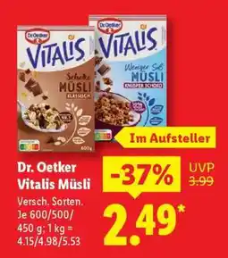 Lidl DR. OETKER Vitalis-Müsli Angebot