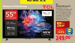 Lidl TCL 4K-Ultra-HD-Smart-TV Angebot